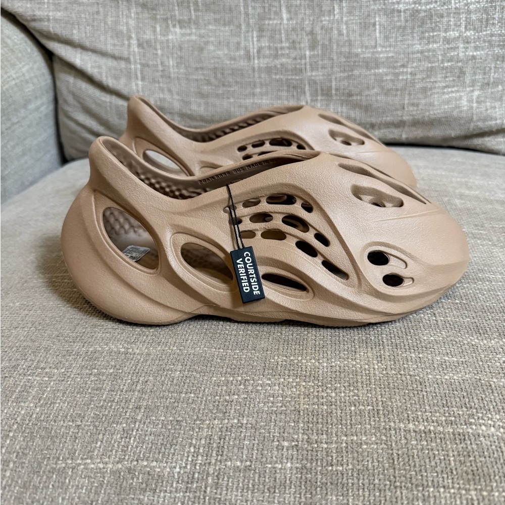 Yeezyzs  Tan Slip-On Shoes